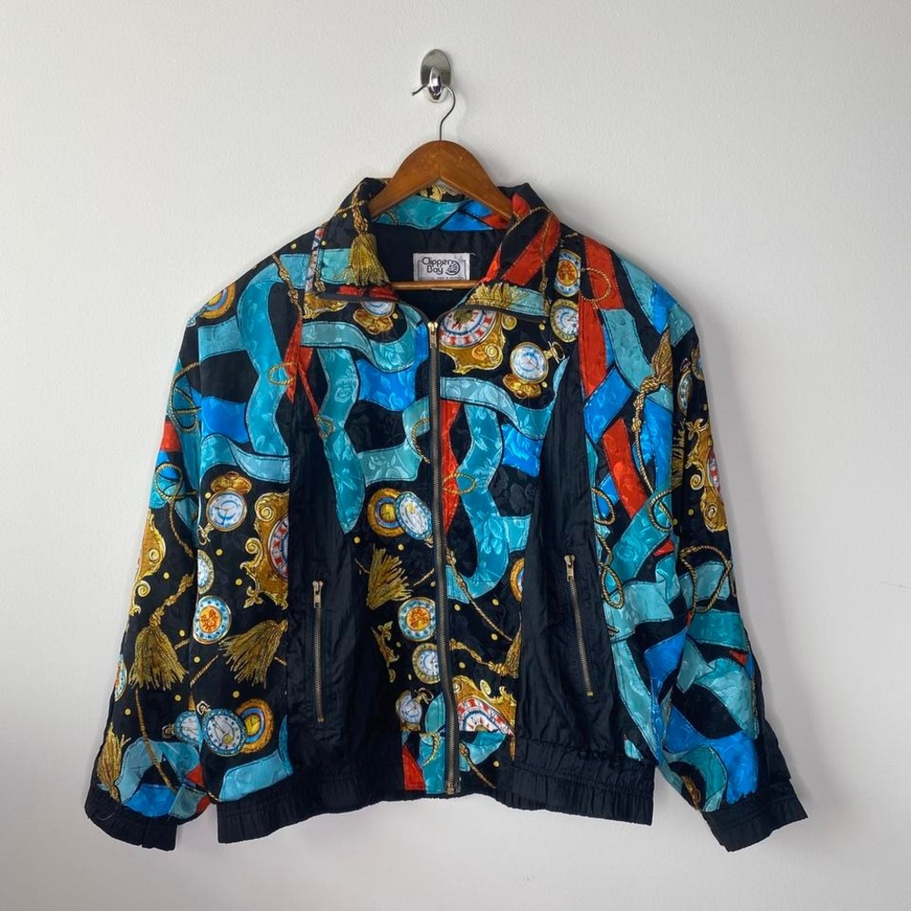 Vintage Clipper Bay colorful jacket